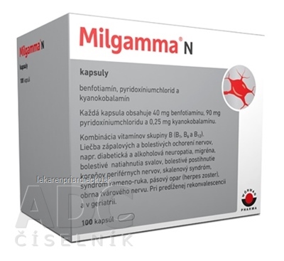 Milgamma N cps mol (blis.PVC/PVDC/Al) 1x100 ks